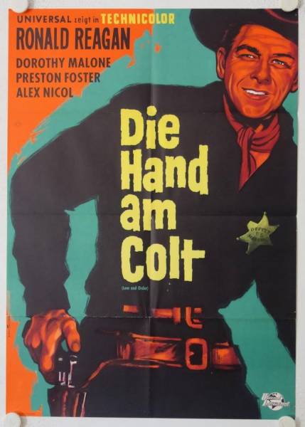 Die Hand am Colt originales deutsches Filmplakat